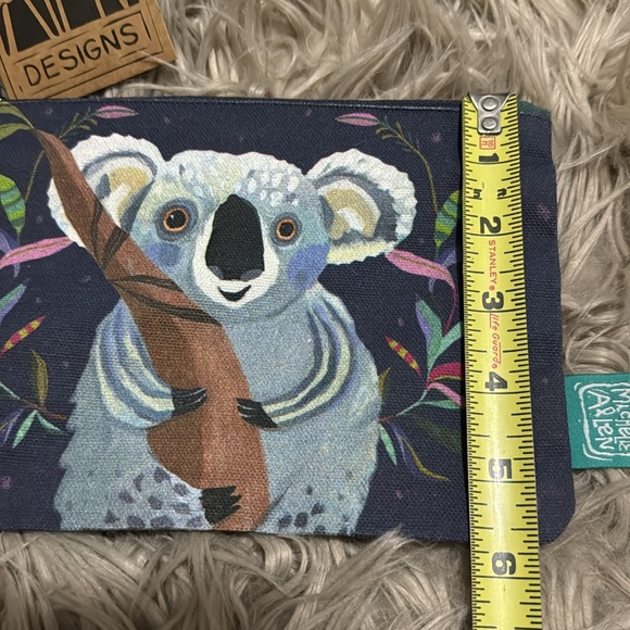 NWT-Allen Designs Koala Pouch-8x6-ZipTop - Picture 9 of 12